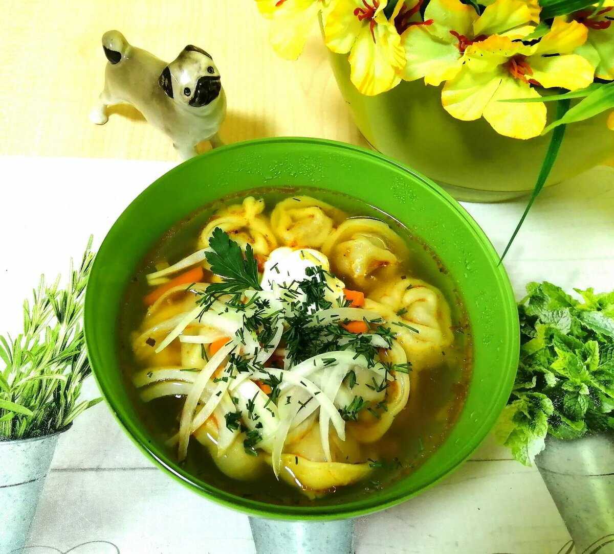 Рецепты суп с пельменями