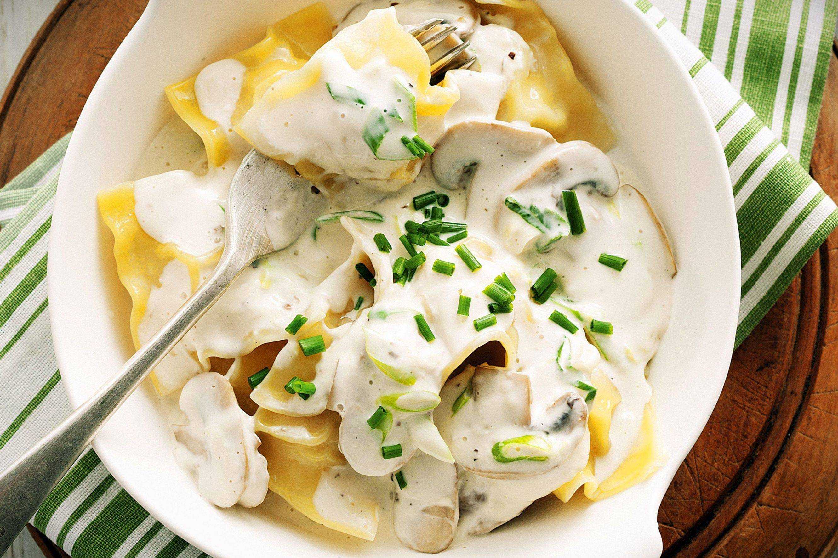 Пельмени в молоке