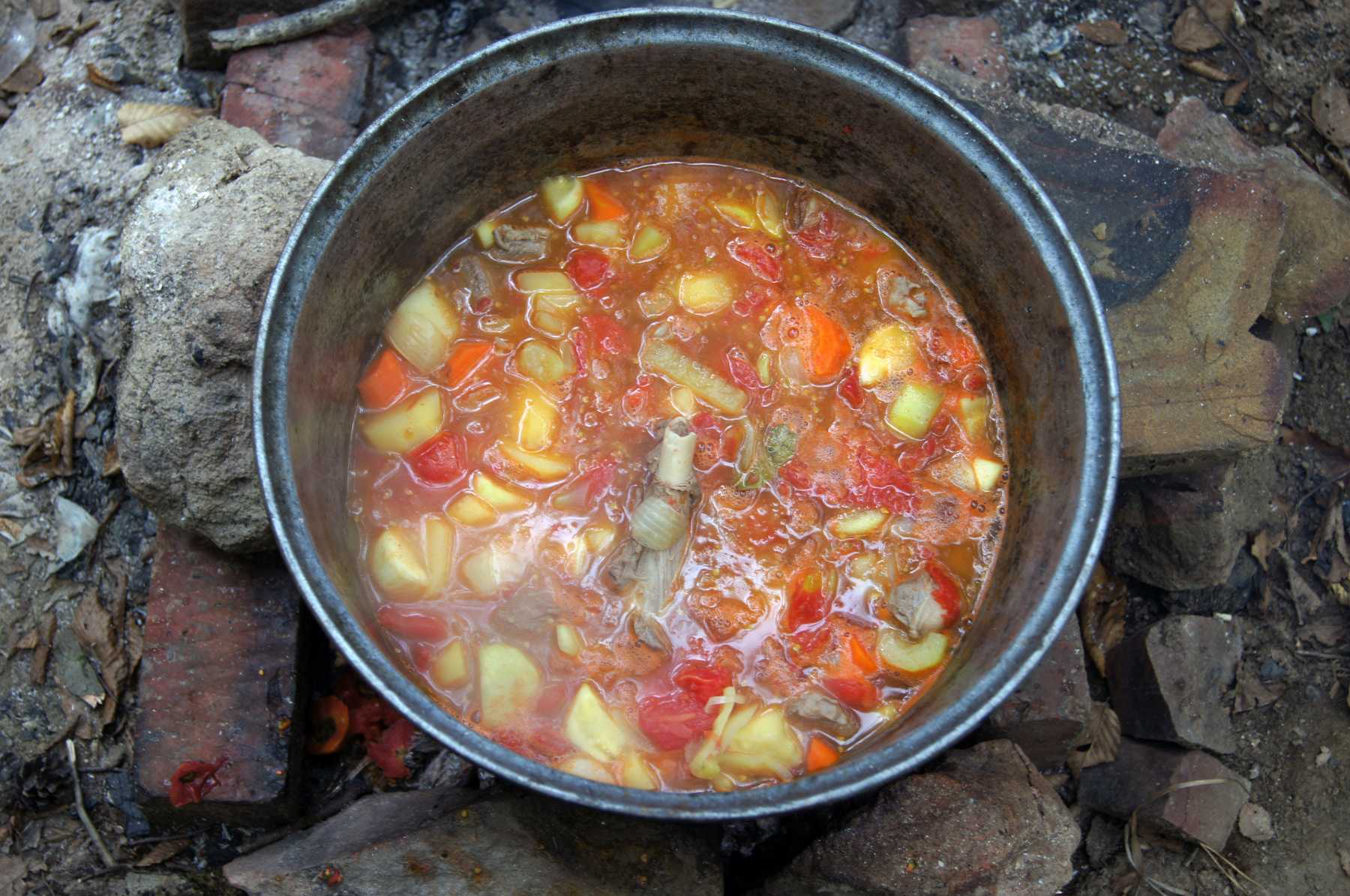 Шурпа из баранины, классический пошаговый рецепт с фото