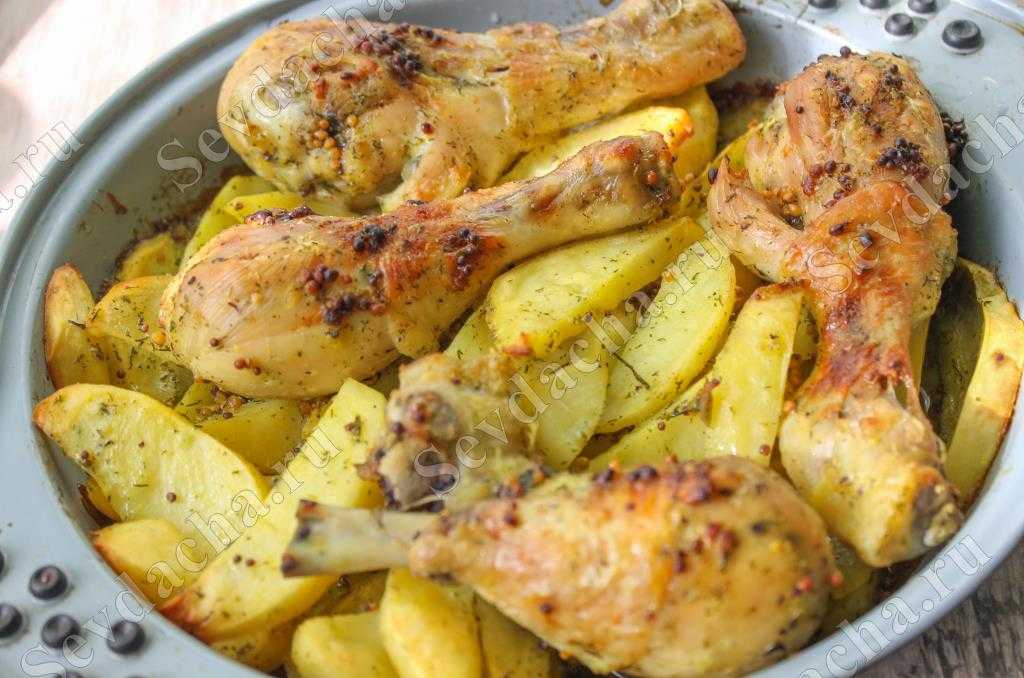 Куриные ножки с картошкой в мультиварке. как приготовить куриные ножки с картошкой в мультиварке. простые рецепты приготовления куриных ножек с картошкой в мультиварке