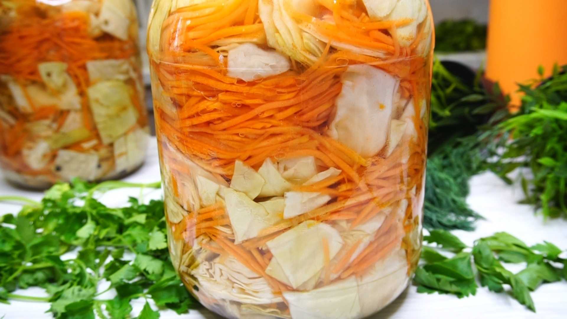 Маринованная капуста быстрого приготовления: быстро и очень вкусно