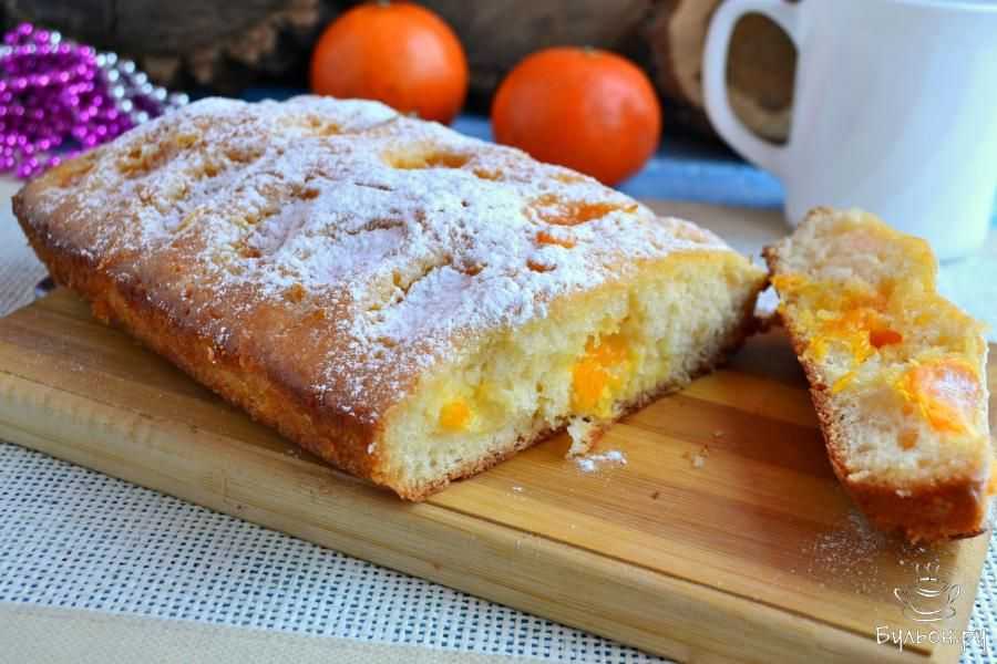 Пирог с мандаринами в духовке, на сковороде — 8 простых и вкусных рецептов