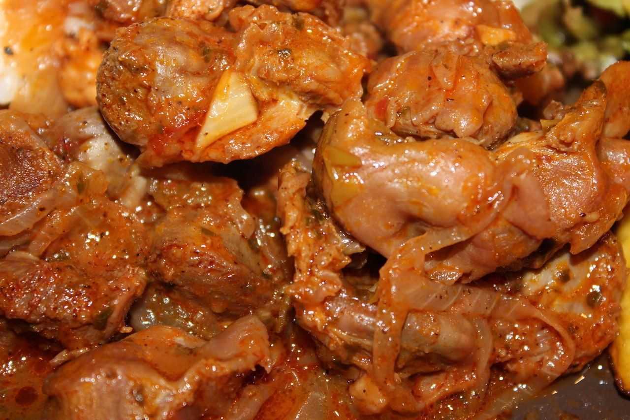 Желудки куриные тушеные в мультиварке, низкокалорийные и вкусные!