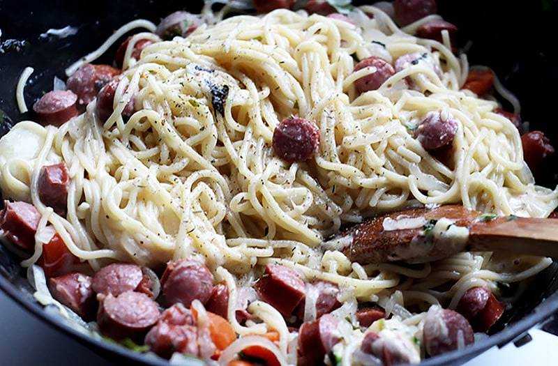Рецепты с макаронами и кетчупом