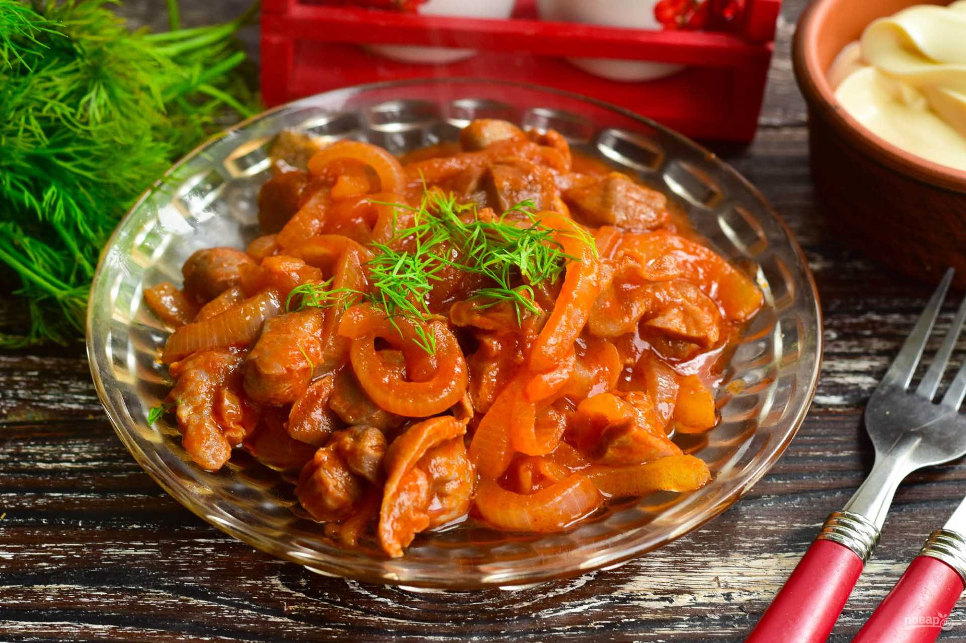 20 простых рецептов с куриными желудками