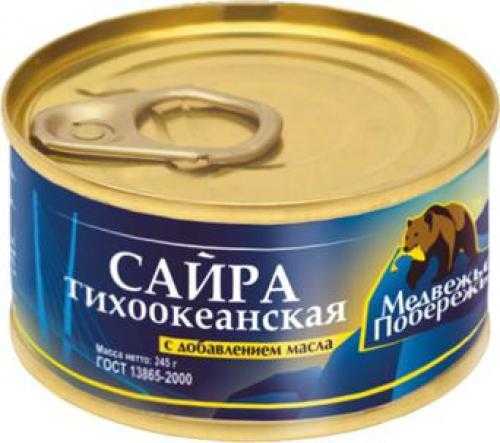 Консервы сайра – польза и вред, влияние на организм
