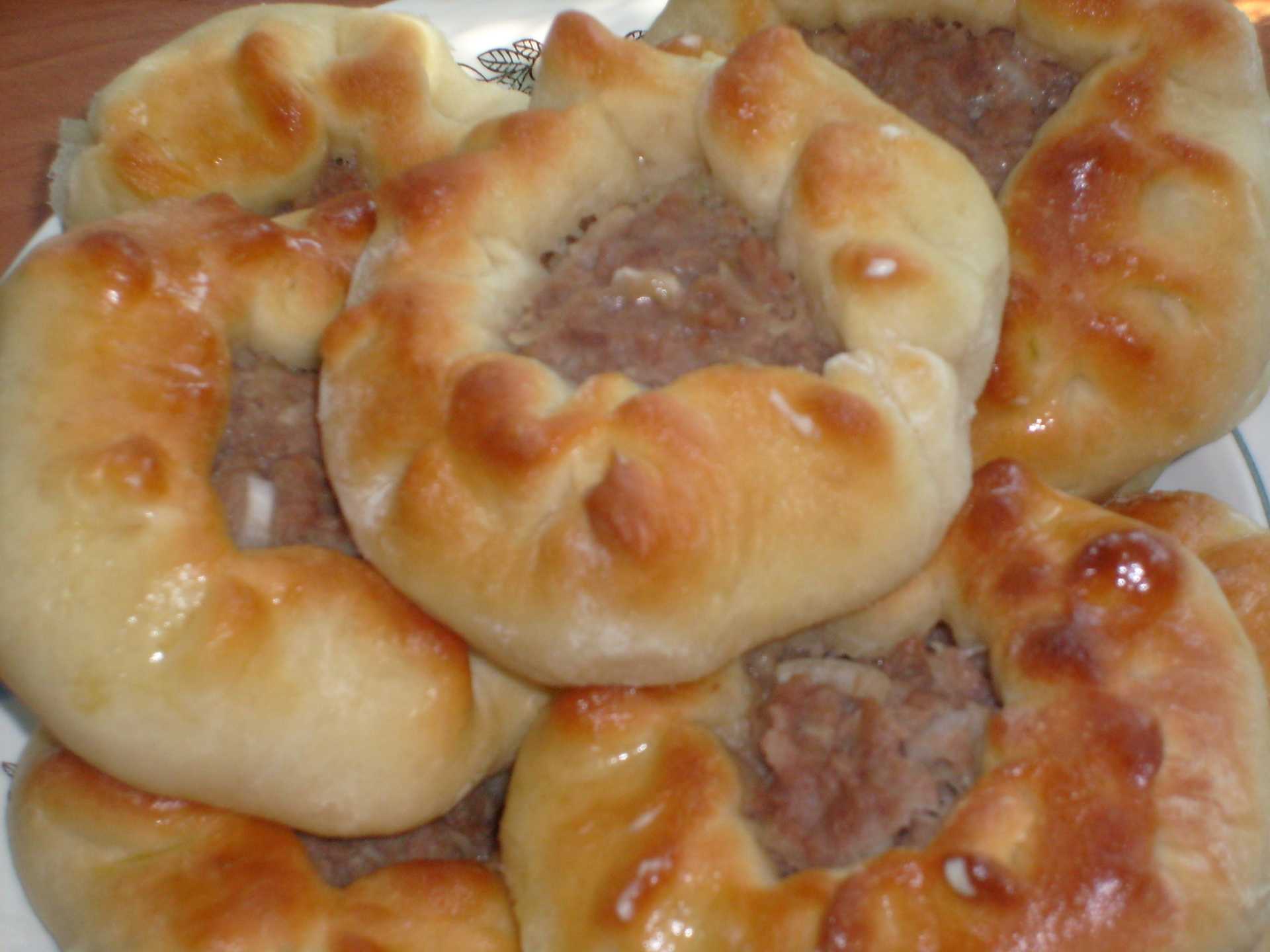 Треугольники с мясом и картошкой в духовке – пошаговые рецепты с фото