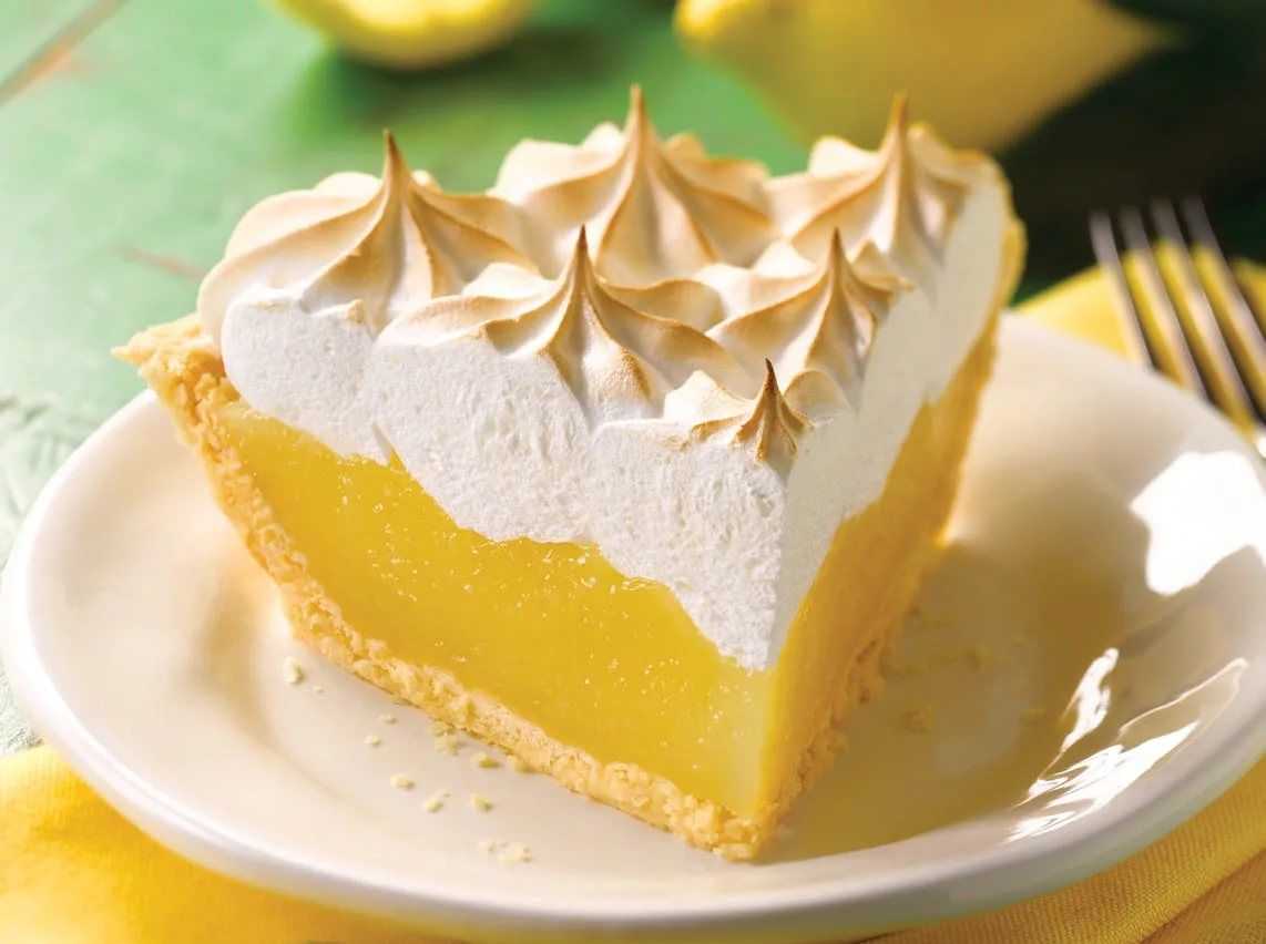 Творожно - лимонный пирог.