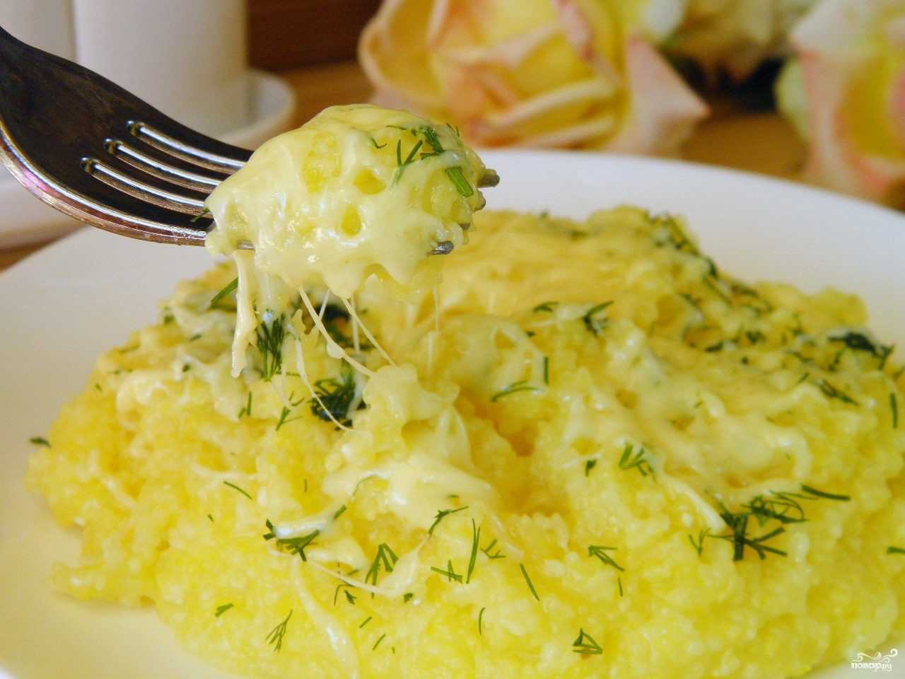 Пошаговый рецепт приготовления кукурузной каши на молоке с фото