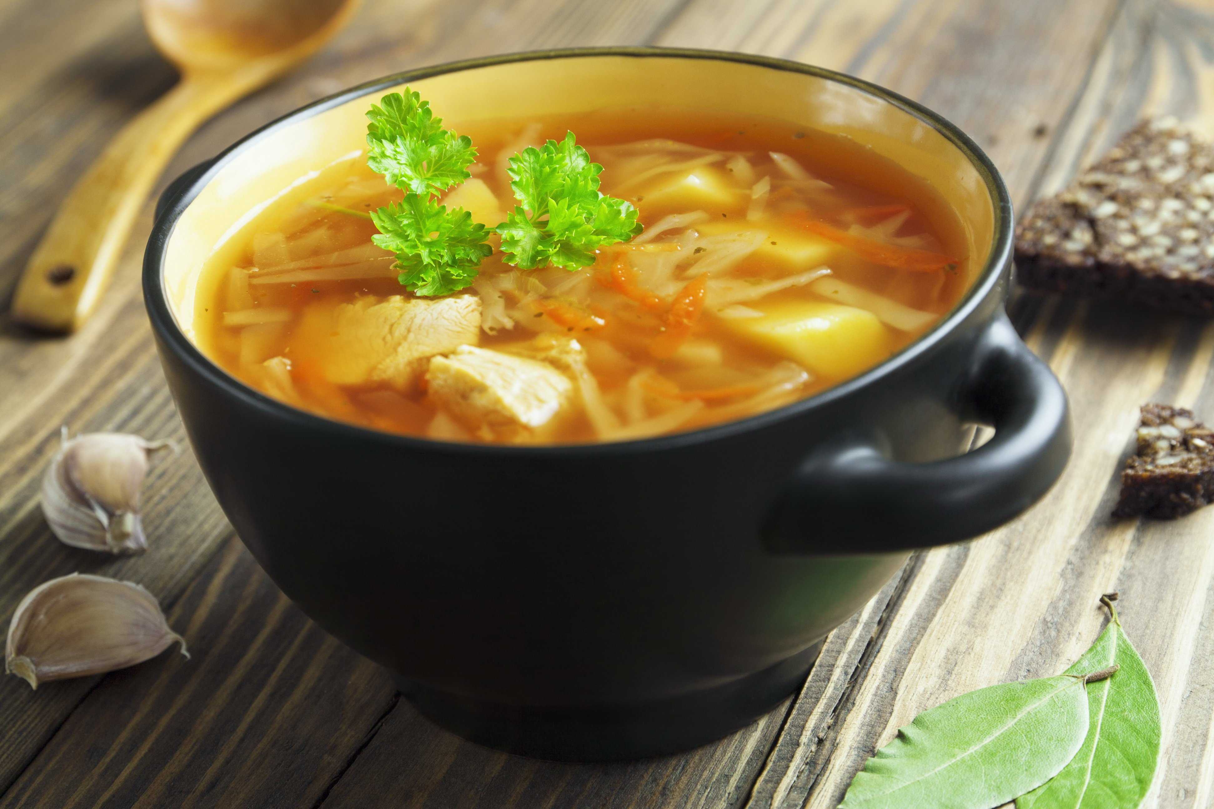 Рецепт щей из свежей капусты с мясом как в детском саду | меню недели