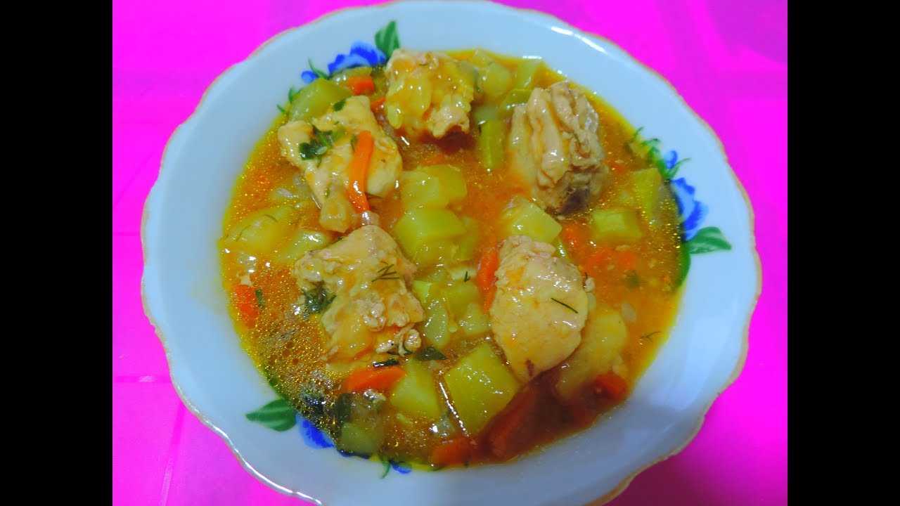 Курица тушеная с кабачками и картошкой: пошаговый рецепт с фото
