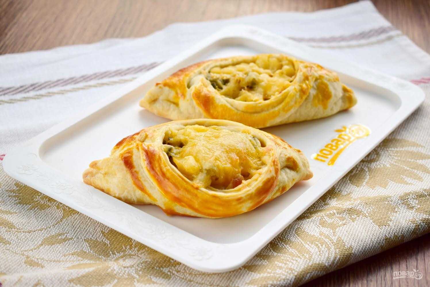 Закуски из слоеного теста