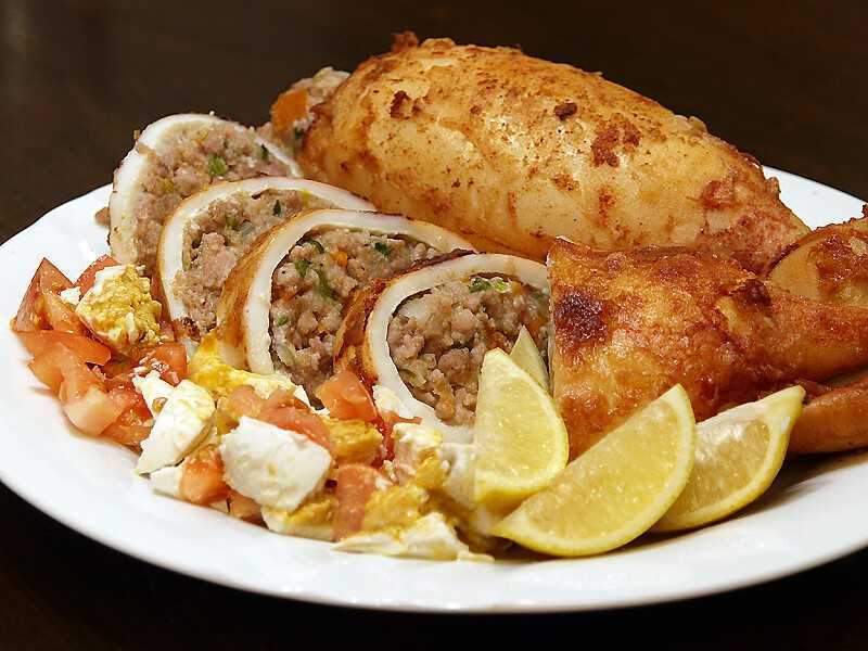 Фаршированные кальмары