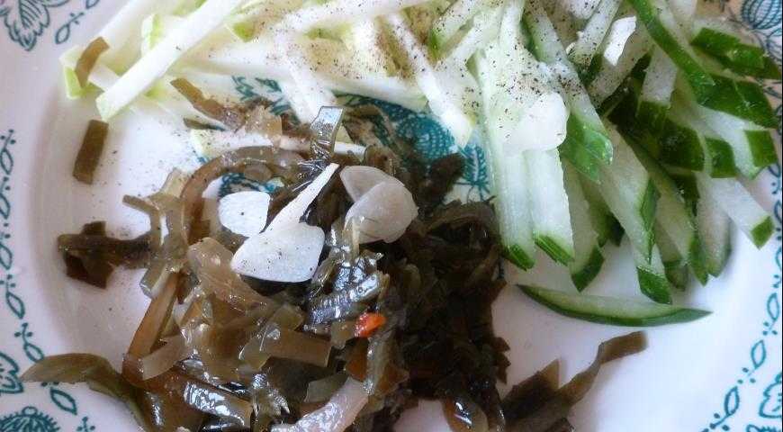 Маринованная морская капуста: рецепты маринада с луком и уксусом в домашних условиях