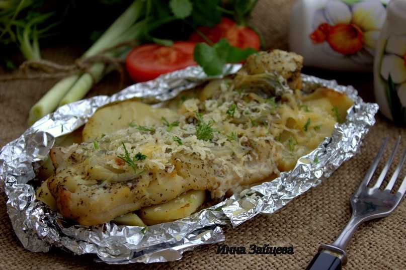 Рыба с картошкой в духовке: рецепты с фото