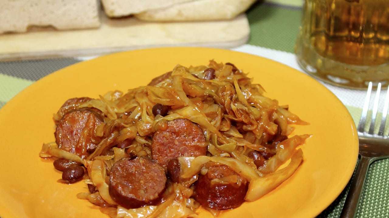 Тушеная квашеная капуста по-немецки рецепт с фото
