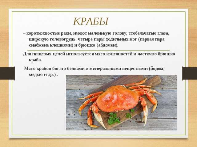 🚩 дальневосточный краб: описание его видов с фото