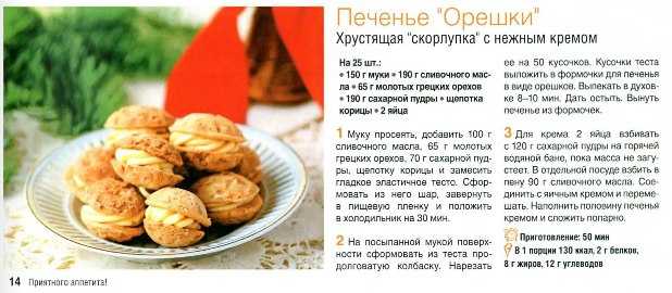 Орешки со сгущенкой — классический рецепт в орешнице