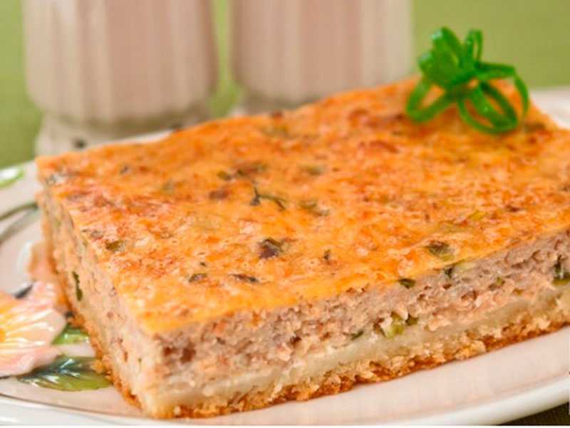 Заливной пирог с рыбными консервами — быстро и вкусно