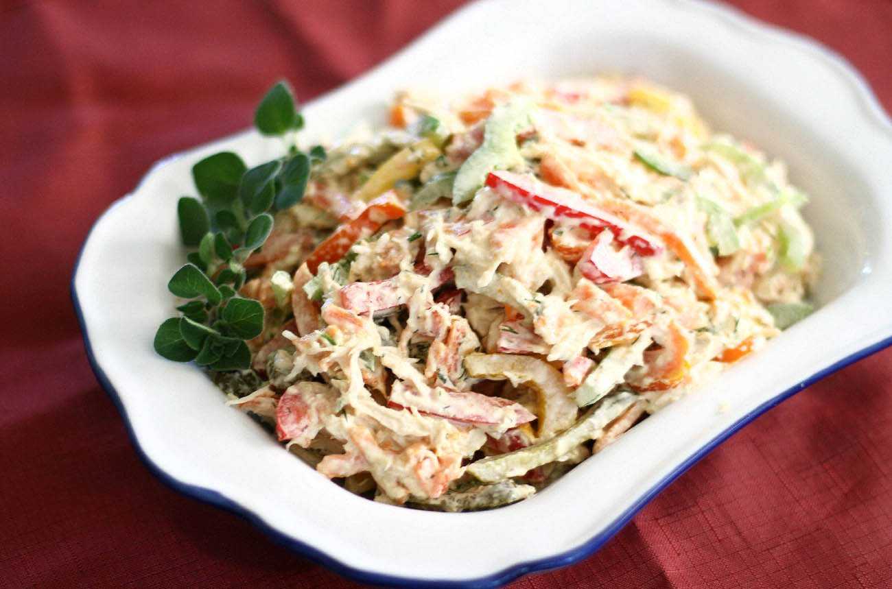 Диетические салаты с кальмарами: простые и вкусные пп рецепты