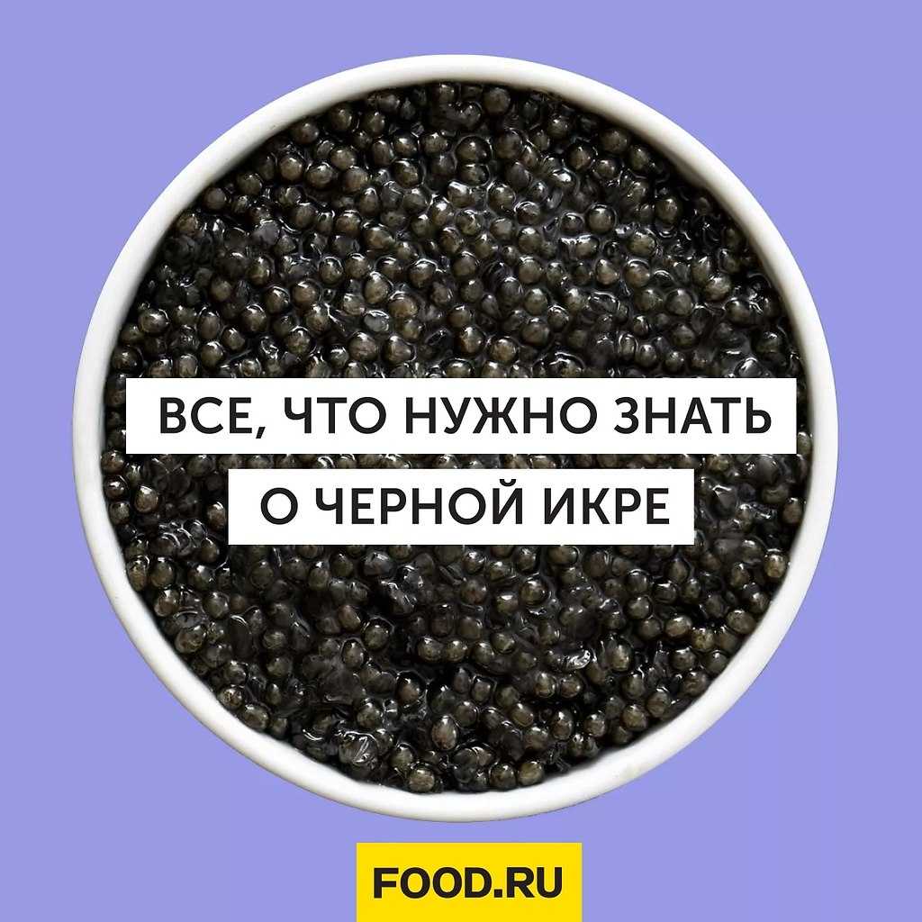 Черная икра из какой рыбы добывается