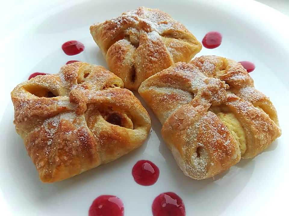 Слойки с джемом пошаговый рецепт быстро и просто от марины данько