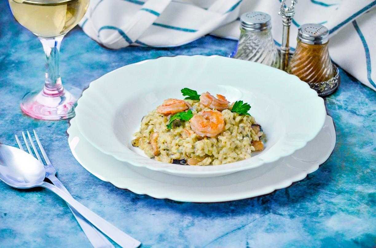Ризотто с морепродуктами, как в италии