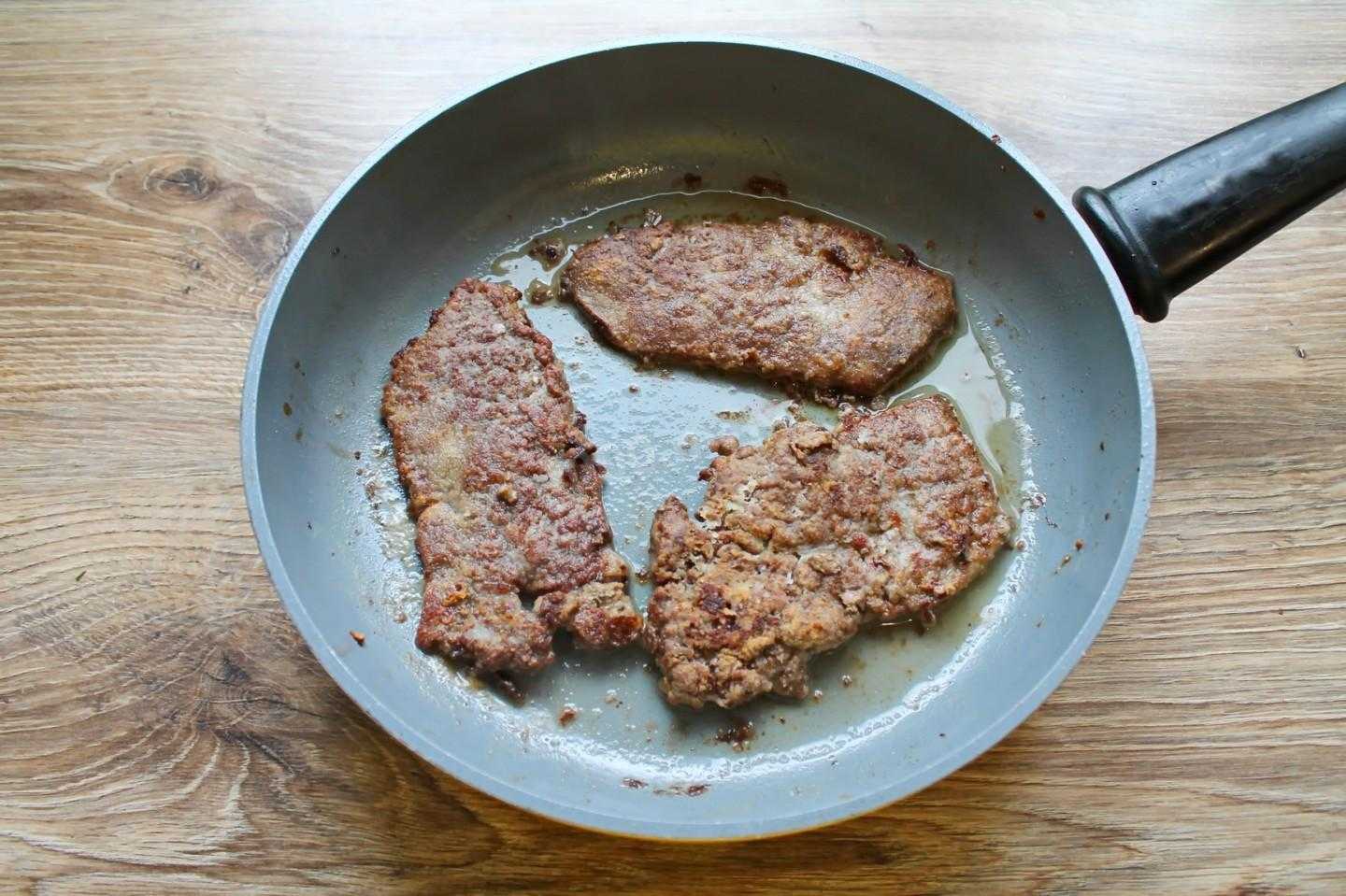 Отбивные из говяжьей печени в кляре | рецепты с фото