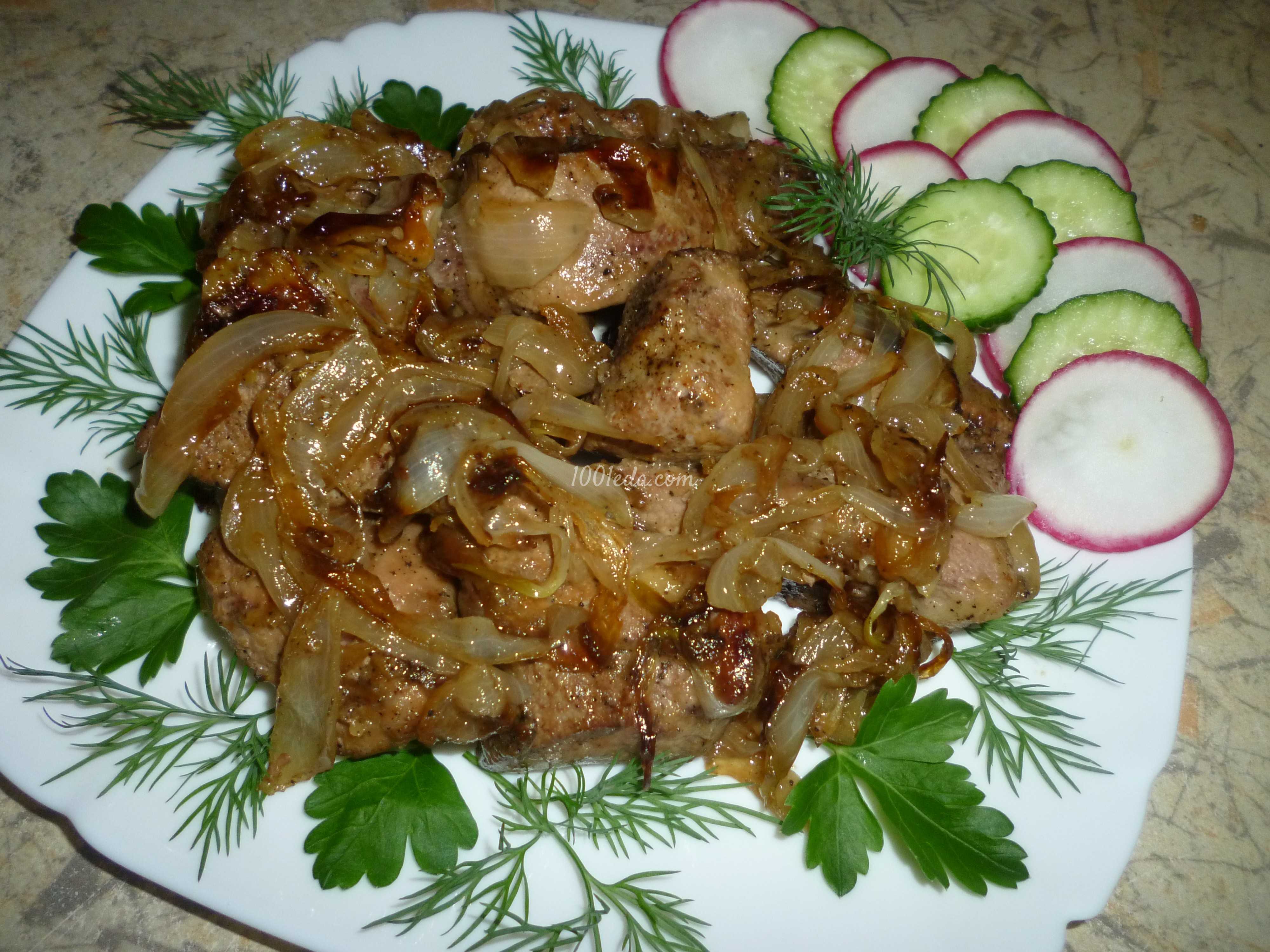 Говяжья печень жареная — 3 рецепта мягкой и сочной печени
