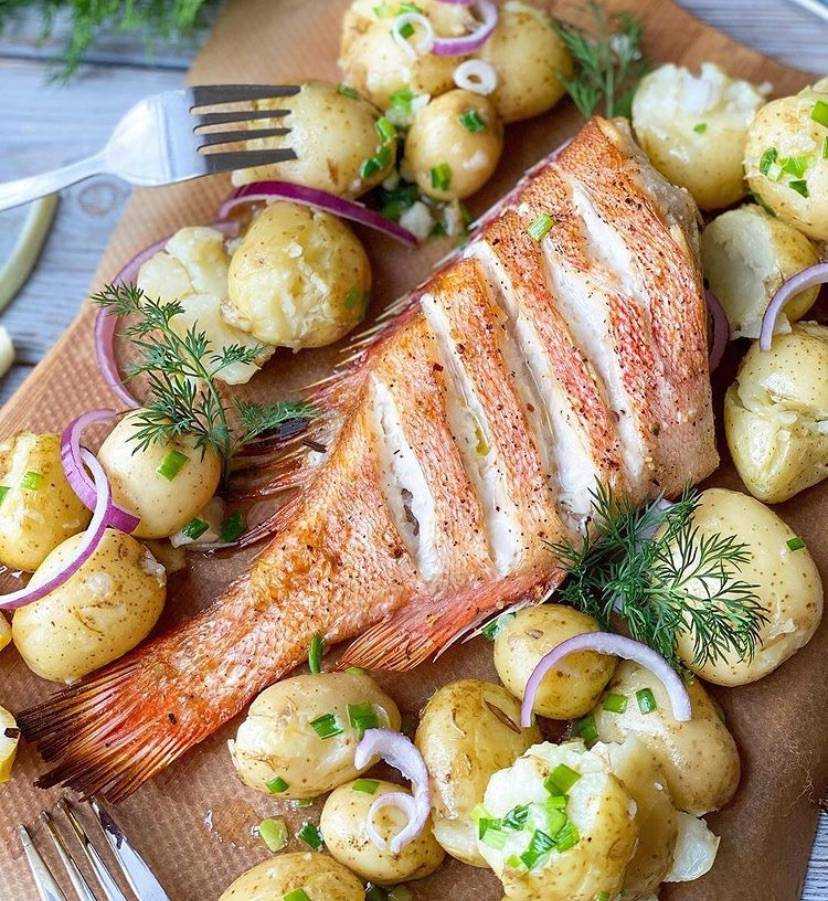 Как вкусно приготовить морского окуня в духовке