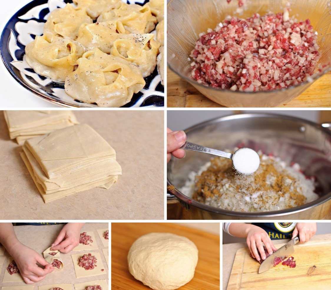 Манты с картошкой и фаршем. как вкусно приготовить манты с мясом, чтобы были сочные внутри
