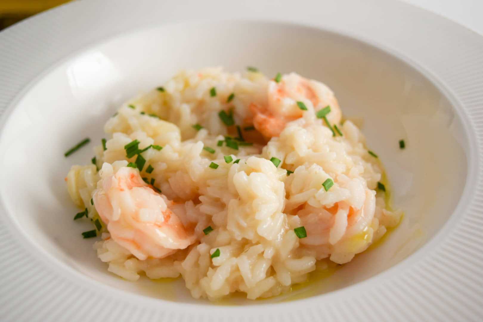 Классический ризотто с овощами и с соевым соусом
