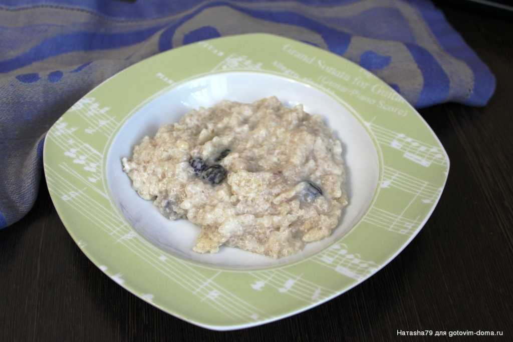 Ячневая каша с мясом и грибами