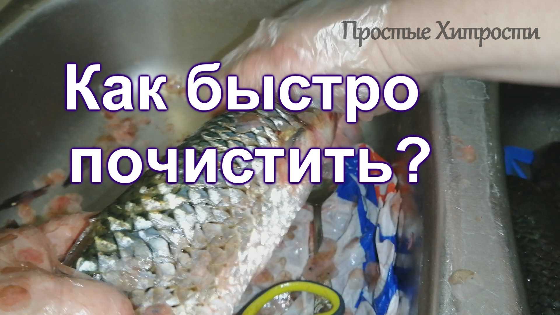 Как быстро и просто почистить рыбу и не испачкать кухню! - люблю готовить - страна мам