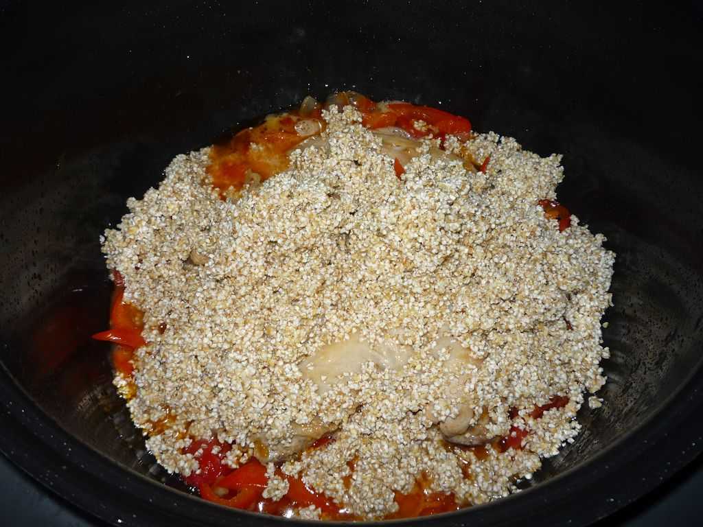 Ячневая каша с мясом