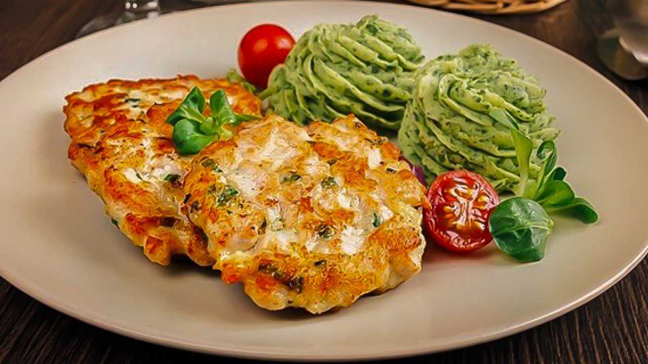 Шницель из мраморной говядины