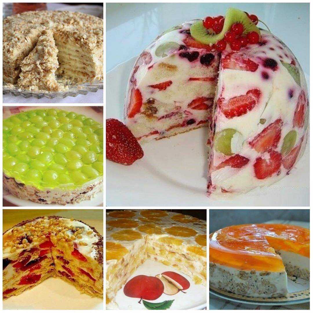 Торт с фруктами – 8 вкусных рецептов