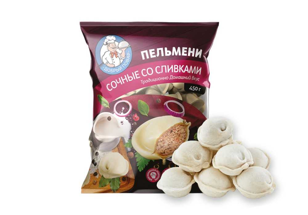 Пельмени в сливочном соусе