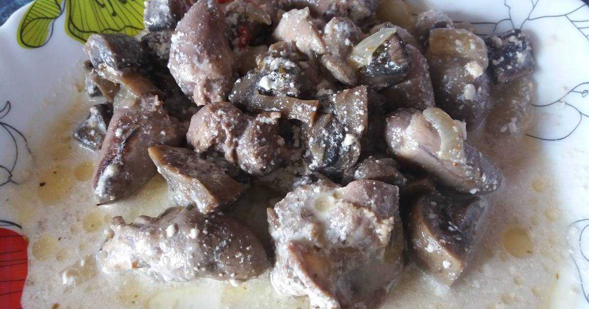 Пошаговый рецепт приготовления куриных сердечек в мультиварке
