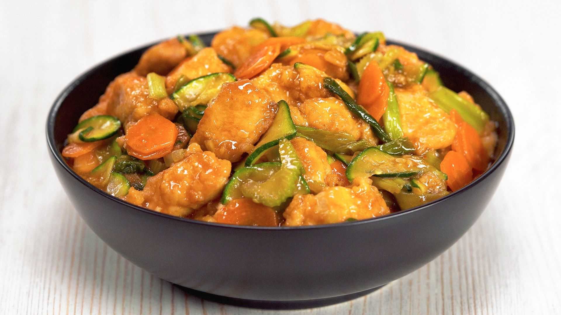 Курица тушеная с кабачками и картошкой: пошаговый рецепт с фото
