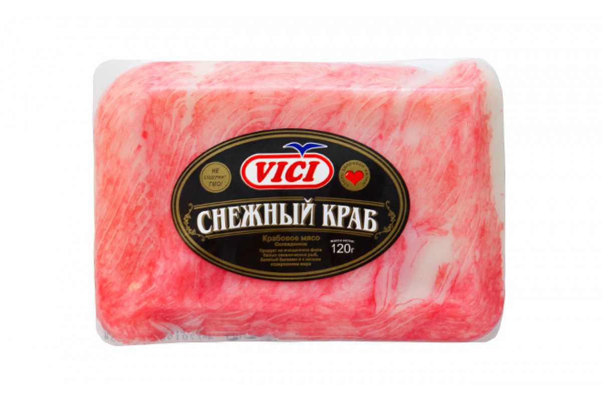 Крабовые палочки «снежный краб» - состав, рецепт роллов, марка vici