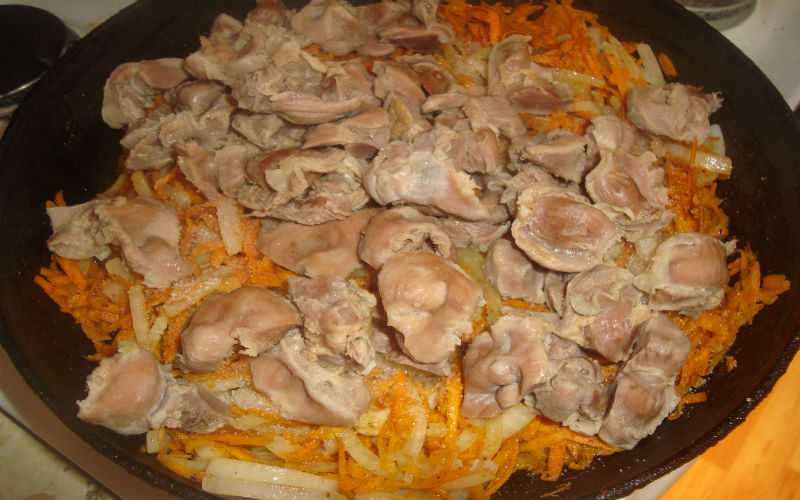 Как приготовить куриные желудки, чтобы были мягкими