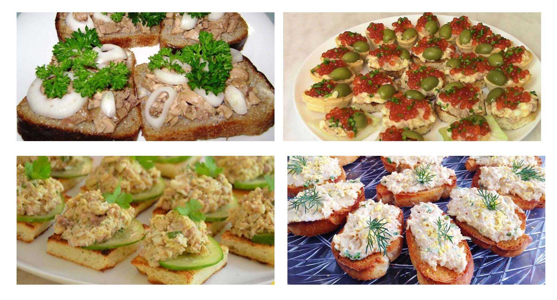 Бутерброды с печенью трески вкусные и простые